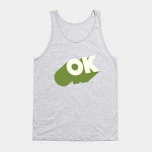 OK //// Ok Logo Blocky Design #2 Tank Top